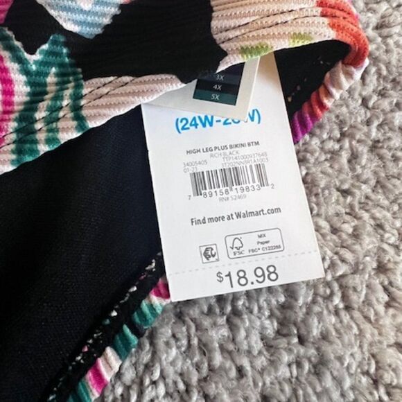 NWT PLUS SIZE Swimsuit bottoms size 3X - Picture 7 of 7